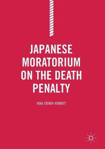 Cover image for Japanese Moratorium on the Death Penalty