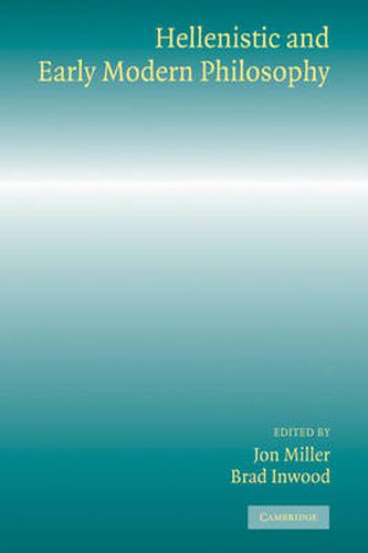 Cover image for Hellenistic and Early Modern Philosophy