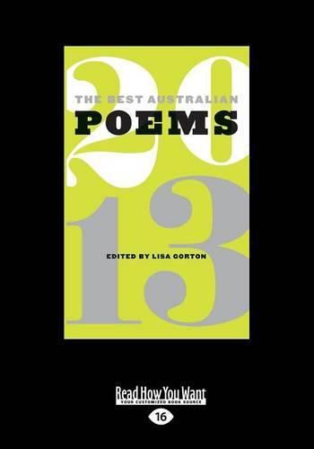 The Best Australian Poems 2013
