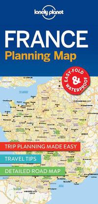 Cover image for Lonely Planet France Planning Map