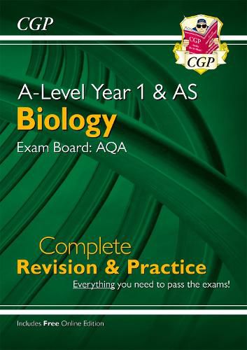 A-Level Biology: AQA Year 1 & AS Complete Revision & Practice with Online Edition