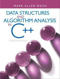 Cover image for Data Structures and Algorithm Analysis in C++