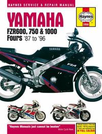 Cover image for Yamaha FZR 600, 750, 1000 Fours (87 - 96)