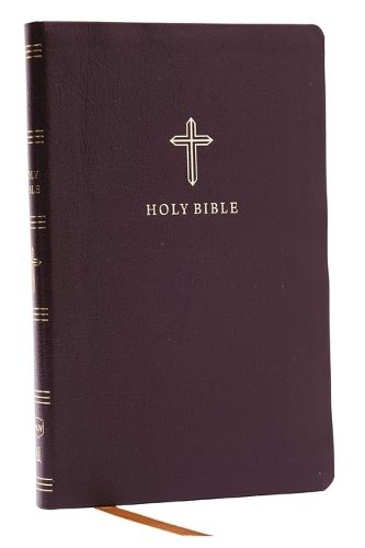 NKJV Holy Bible, Ultra Thinline, Burgundy Bonded Leather, Red Letter, Comfort Print