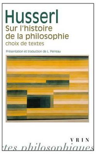 Cover image for Sur l'Histoire de la Philosophie: Choix de Textes