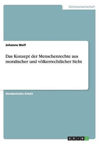 Cover image for Das Konzept der Menschenrechte aus moralischer und voelkerrechtlicher Sicht