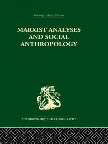 Cover image for Marxist Analyses and Social Anthropology