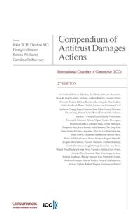 Cover image for Compendium of Antitrust Damages Actions - 2nd Edition