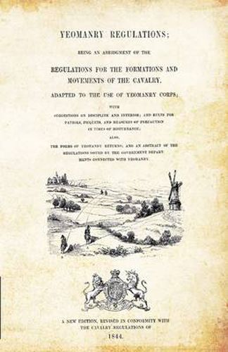 Cover image for Yeomanry Regulations; 1844