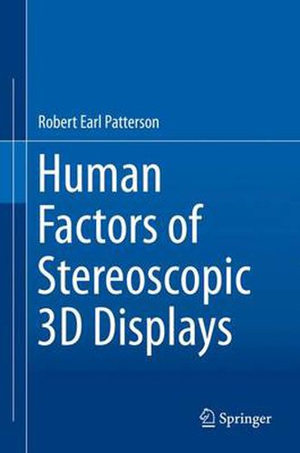 Cover image for Human Factors of Stereoscopic 3D Displays