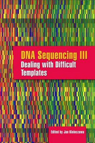 Cover image for DNA Sequencing III: Dealing With Difficult Templates