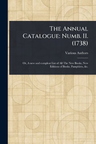 Cover image for The Annual Catalogue