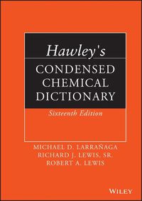 Cover image for Hawley's Condensed Chemical Dictionary