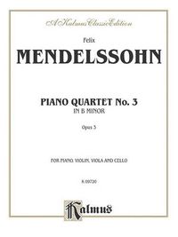 Cover image for Piano Quartets, Op. 3