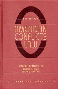 Cover image for American Conflicts Law, 5th edition