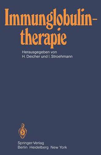 Cover image for Immunglobulintherapie