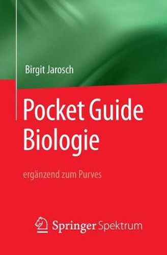 Cover image for Pocket Guide Biologie - erganzend zum Purves