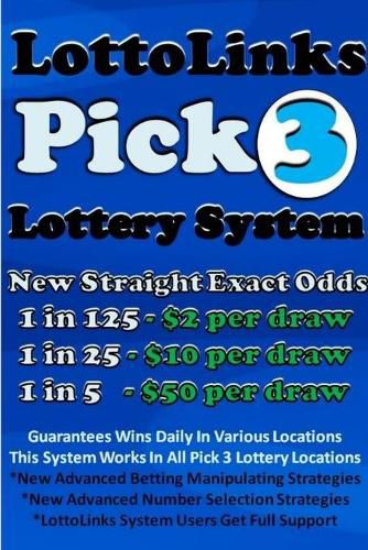 Cover image for LottoLinks Pick 3 Lottery System