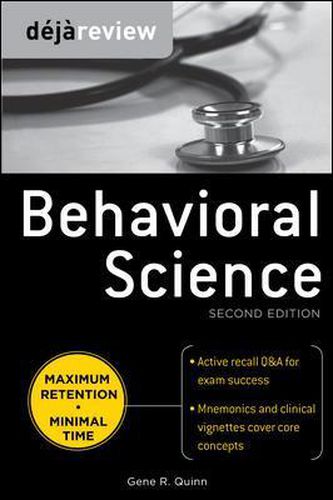 Cover image for Deja Review Behavioral Science, Second Edition