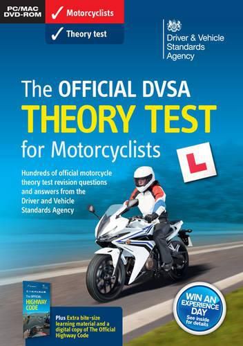 Cover image for The official DVSA theory test for motorcyclists DVD