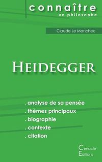 Cover image for Comprendre Heidegger (analyse complete de sa pensee)