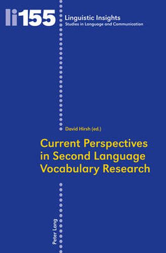 Cover image for Current Perspectives in Second Language Vocabulary Research