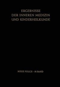 Cover image for Ergebnisse der Inneren Medizin und Kinderheilkunde