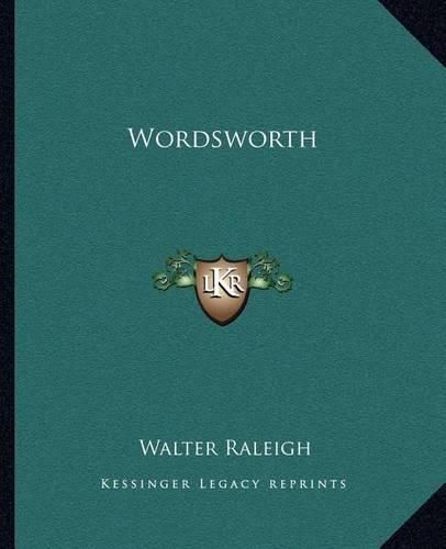 Cover image for Wordsworth