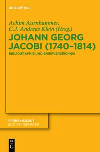 Cover image for Johann Georg Jacobi (1740-1814)