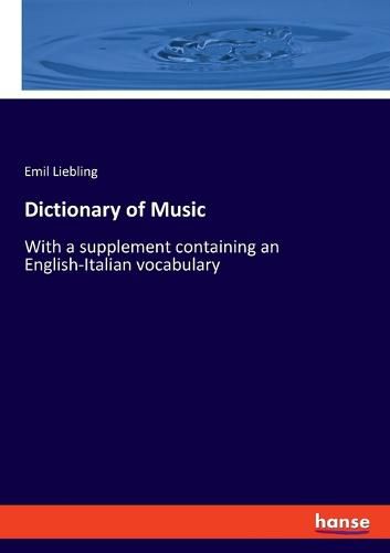 Cover image for Dictionary of Music