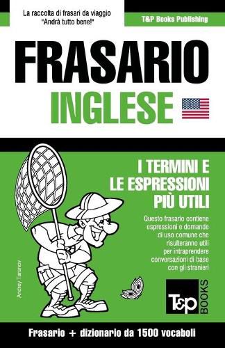 Cover image for Frasario Italiano-Inglese e dizionario ridotto da 1500 vocaboli