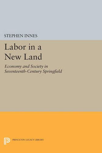Cover image for Labor in a New Land: Economy and Society in Seventeenth-Century Springfield
