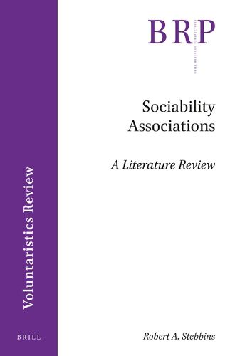 Cover image for Sociability Associations: A Literature Review