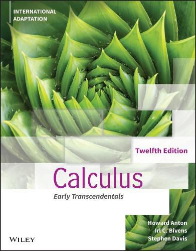 Cover image for Calculus Early Transcendentals, 12th Edition, Inte rnational Adaptation