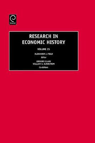 Cover image for Research in Economic History