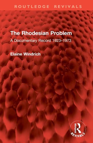 Cover image for The Rhodesian Problem