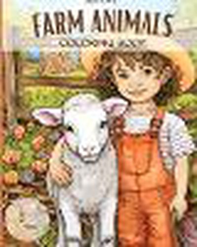 Cover image for Farm Animals coloring book