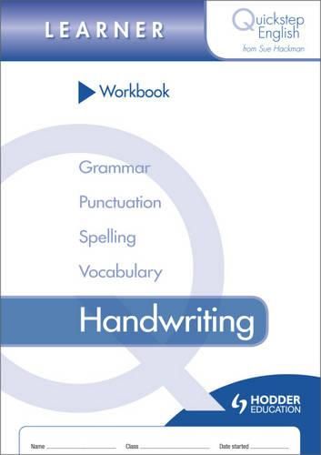 Cover image for Quickstep English Workbook Handwriting Learner Stage