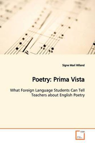 Cover image for Poetry: Prima Vista