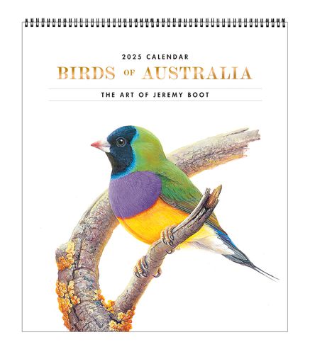 2025 Birds of Australia The Art of Jeremy Boot Deluxe Calendar