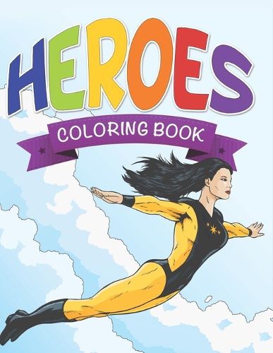 Cover image for Heroes Coloring Book