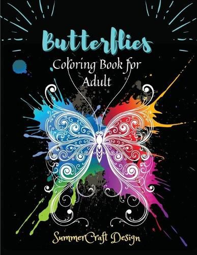 Cover image for Butterflies: Coring Book for Adult