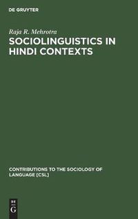 Cover image for Sociolinguistics in Hindi Contexts