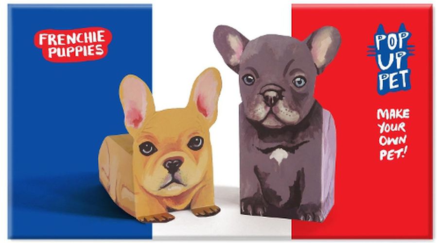 Cover image for Pop Up Pet Frenchie Puppies Make Your Own 3d Card Pet!