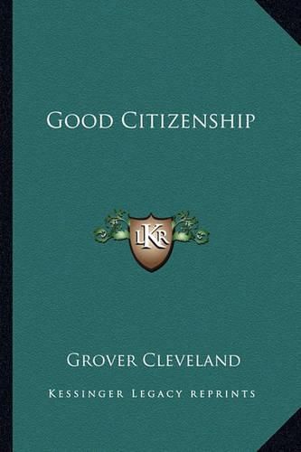 Cover image for Good Citizenship