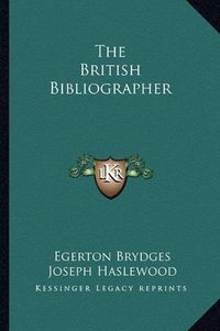 Cover image for The British Bibliographer