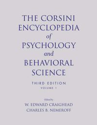 Cover image for The Corsini Encyclopedia of Psychology and Behavioral Science