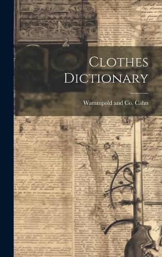 Cover image for Clothes Dictionary
