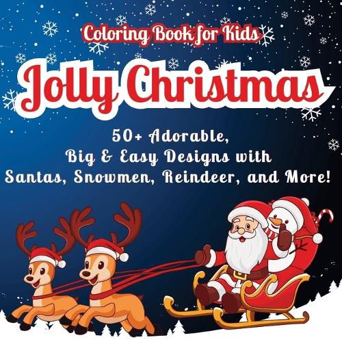 Cover image for Jolly Christmas Coloring Book for Kids