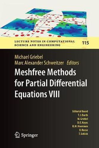 Cover image for Meshfree Methods for Partial Differential Equations VIII